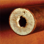 Copper Pipe Scale
