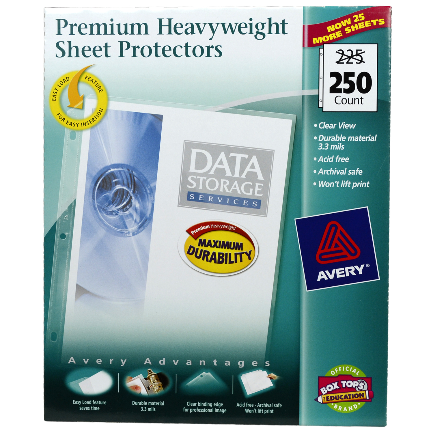 Avery 250ct Premium Heavyweight Sheet Protectors